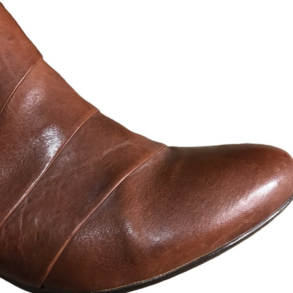 Sofft Racheal leather ankle booties in cognac brown 8M - Picture 2 of 11
